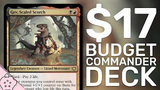 Gev, Scaled Scorch | Budget Commander Deck Tech $17 | $0.50 or Less | EDH | MTG | Commander