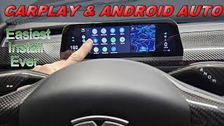 New 9.6" CarPlay Android Auto Hi Res Front Screen | Tesla 3/Y