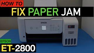 Epson EcoTank ET-2800 Paper Jam "Error Fixed"