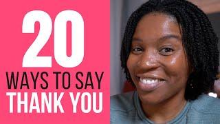 20 Ways To Say Thank You In English | "Thank You" Synonyms In English