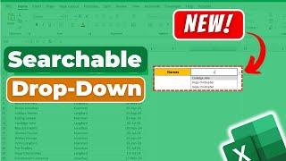 NEW Searchable Drop Down Lists in Excel No VBA  Insanely Powerful