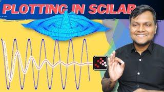 Plotting 2D & 3D Graphs in SCILAB  | How to Plot Functions?