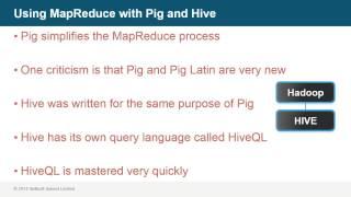 Using MapReduce with Pig and Hive (Part 2)