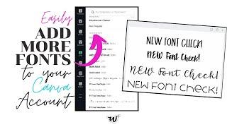 How to add Google Fonts (or any font) to Canva