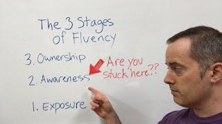 If You Know English But Can't Speak, You're Stuck HERE - The 3 Stages Of Fluency