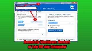 Remotely Shutdown, Restart or Log Off any Computer