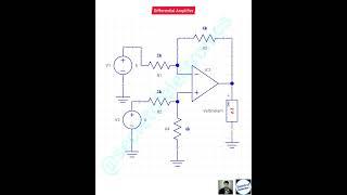 Differential Amplifier using OP Amp