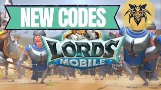 5 NEW LORDS MOBILE REDEMPTION CODES - LORDS MOBILE CODES - LORDS MOBILE REDEEM CODES AUGUST 2022