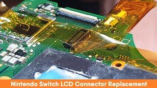 Nintendo Switch No Display Repair (Technician Damage) - Broken LCD Connector Replacement