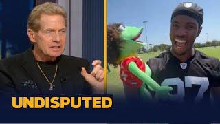 UNDISPUTED | Raiders poke the bear! - Skip reacts to Raiders mocking Mahomes with a Kermit doll