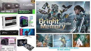 Bright Memory Infinite / RTX 4060 Ti 4K Ultra Setting DX12