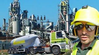 Loading cement at the plant