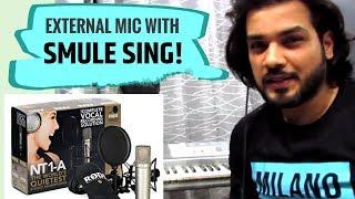 How to use Professional Vocal Microphones with Smule (Hindi/Urdu)