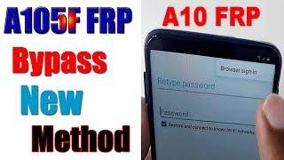 Samsung A10 Frp Bypass | A10 Google Account Unlock A105F Android 9.0 New Trick