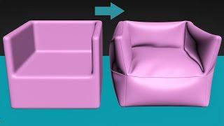 Cloth Modifier soft Armchair