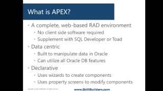 What is Oracle APEX (Application Express)?