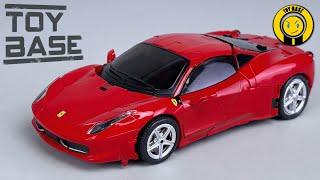 【Ferrari Transform!】UniqueToys Transformers movie 3 Dino Ferrari supercar robot