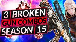 3 BEST WEAPON COMBOS for SEASON 15 - BROKEN GUNS to ABUSE - Apex Legends Guide