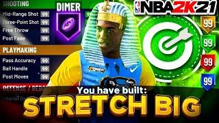 MY PLAYMAKING STRETCH IS OVERPOWERED • POWER DF OFFICIAL NBA 2K21 BUILD - BEST BUILD GOES UNDEFEATED