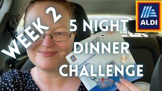 ALDI 5 Night DINNER CHALLENGE - WEEK 2 / Frugal Living