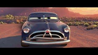 Cars Lightning McQueen sees Doc Hudson race