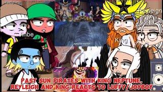 Past Sunpirates with 3 characters react to Luffy/JOYBOY (part 3) •One Piece• ||GACHA CLUB REACTION||