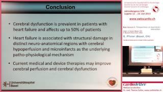 Discussion of O. Pfister (Basel, CH): Cerebral disfunction in heart failure patients