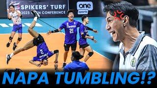 NAPA TUMBLING SI TOTO DE PEDRO! NA STRAIGHT SETS NILA ANG AMC! | ILOILO VS AMC | SPIKER'S TURF 2023