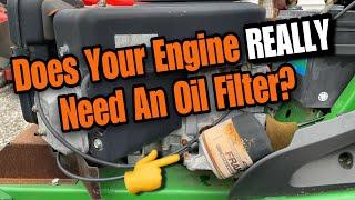 Does Your Small Engine REALLY Need An Oil Filter?