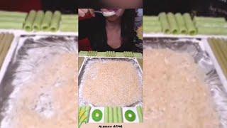 #shorts Makan Beras Mentah BASMATI SHUKRIYA | RAW RICE EATING | ASMR