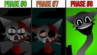 Phase 6 VS Phase 7 VS OLD Phase 8 Definitive Version in Incredibox Sprunki