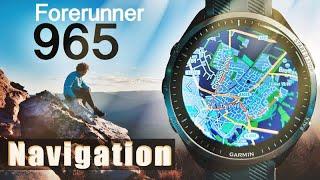 Garmin Forerunner 965 | ADVANCED Navigation and Maps | Review | Hiking & Running