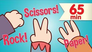 Rock Scissors Paper + More | Kids Songs & Nursery Rhymes | Super Simple Songs