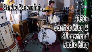 Slingerland Radio King 13" Bop Snare and Carlton King Vintage Drums