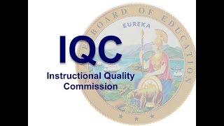 IQC Meeting January 12, 2018