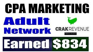 CPA MARKETING Network CrakRevenue Earning Proof