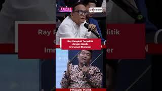 Ray Rangkuti Tergelitik dengan Idealis Immanuel Ebenezer