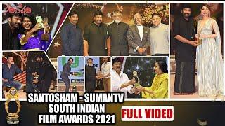 Santosham -Sumantv South Indian Film Awards 2021 FULL VIDEO | Chiranjeevi, Sudigali Sudheer