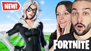 ON A RECU BLACK CAT SUR FORTNITE ! ( Nouveau Skin Marvel Fortnite )