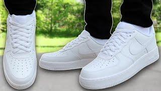 How To Diamond Lace Nike Air Force 1s | Featuring ‘AF1 Lows’ (BEST WAY!)