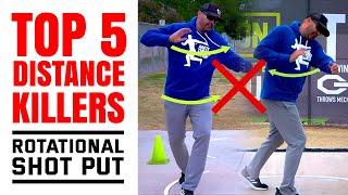 Top 5 Rotational Shot Put Mistake 2019