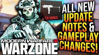 WARZONE: All NEW UPDATE PATCH NOTES & Changes Revealed! (Aftermarket Updates, Ammo Nerfs, & More)