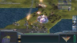 USA Super Weapon - Command & Conquer Generals Zero Hour - 1 vs 7 HARD Gameplay