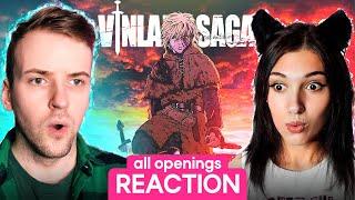 Vinland Saga || Openings 1-4: REACTION