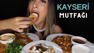 KAYSERİ YEMEKLERİ YEDİM ! YAĞLAMA | MANTI |ÇITIR MANTI | TÜRKÇE ASMR MUKBANG