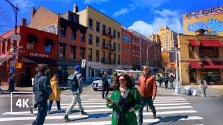4K NEW YORK CITY Walking Tour  -  Sunny Walk in MANHATTAN, NYC