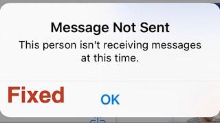 Facebook Message Not Sent Problem Fix