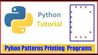 Python Pattern Printing Programs ||  To print alphabet Symbol 'C' || by Durga Sir