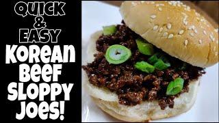 Korean Beef Sloppy Joes | Cook With Me | Quick and Easy Recipe