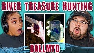 College Kids React to River Treasure Hunting (Finding iPhones, Human Remains, Murder Weapons)